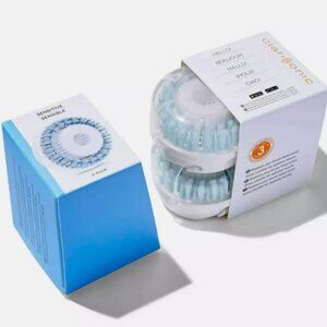 Clarisonic Sensitive Brush Head Replacements 2 Pack - NEW FACTORY SEALED